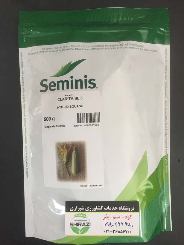 بذر کدو تک گل سمینیس ( کلاریتا اس ال 5 )